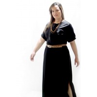 Vestido Pólo Longo Plus Size