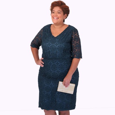 Vestido Renda Ohana Plus Size