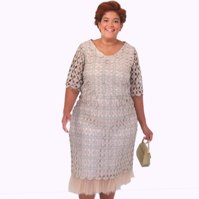 Vestido Richiliê Jade Plus Size 