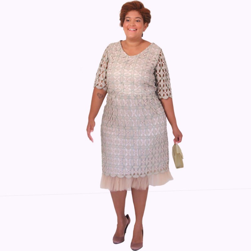 Vestido Richiliê Jade Plus Size 