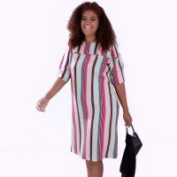 Vestido Rústico Gigi Plus Size Vestido Rústico Gigi Plus Size