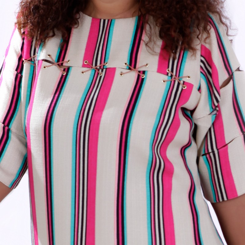 Vestido Rústico Gigi Plus Size