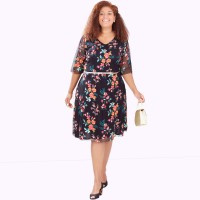 Vestido Tuly Fadas Plus Size