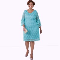 Vestido Turmalina Renda Plus Size