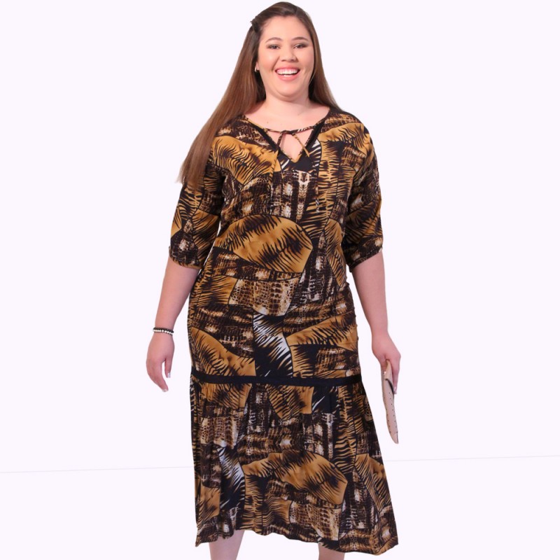 Vestido  Zoé Estampado  Plus Size